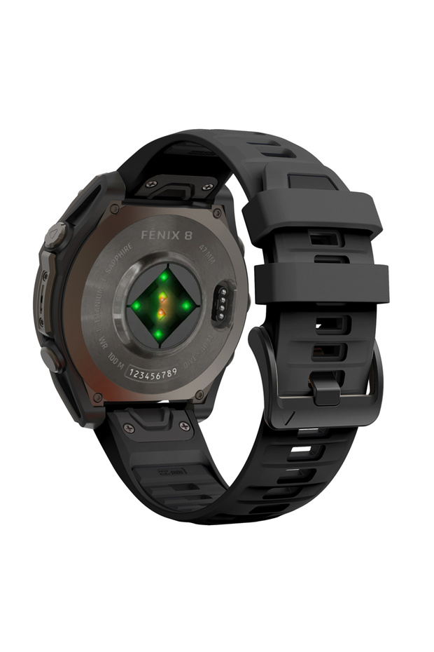 QuickFit 26mm Coal Ash Black 1:1 Fenix8 Watch Band For Fenix 8 Pro 47mm 51mm E 7 7X 6 6X 5 5X/Epix