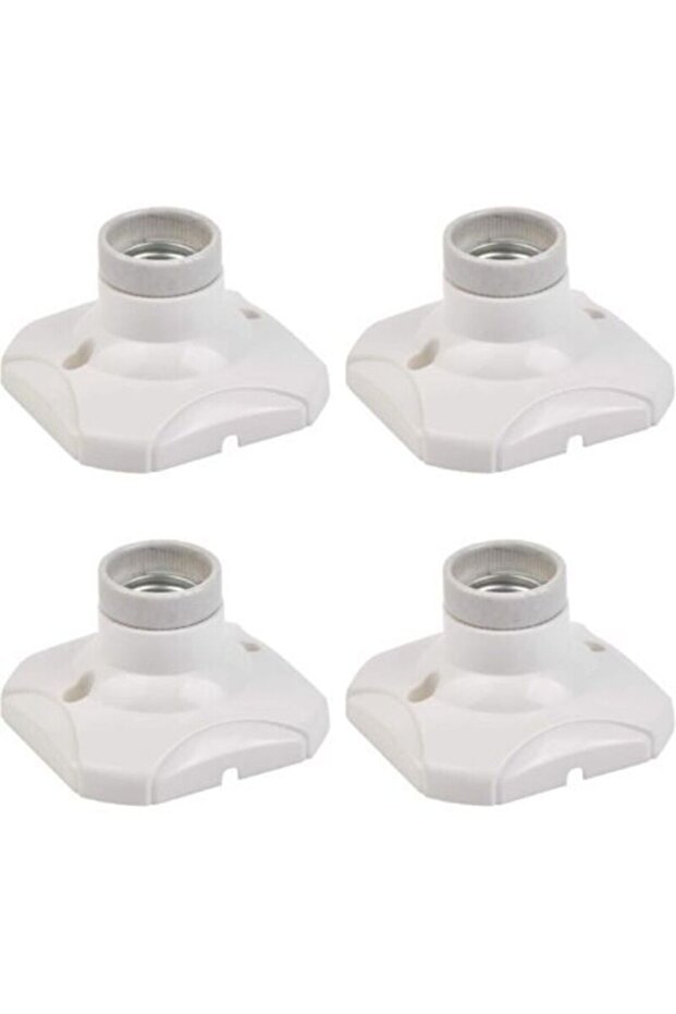 E27 LED bulb socket white 220-250V.