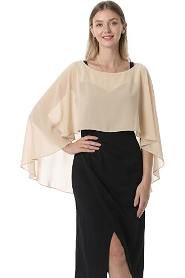 womens Chiffon Cape001 Pashmina Shawl