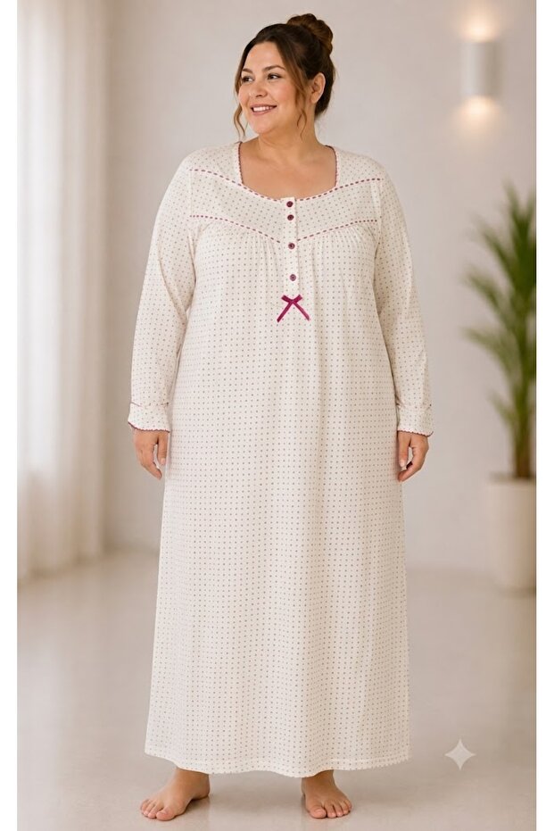 Cotton Large Size Nightgown