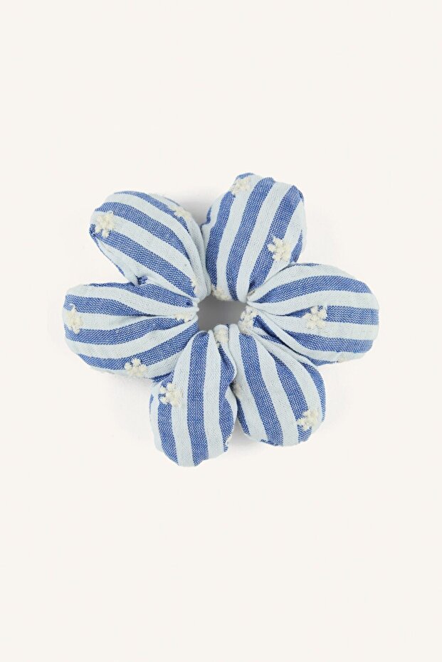 Girl's Striped Flower Shaped Hair Accessory I2590A8Ns