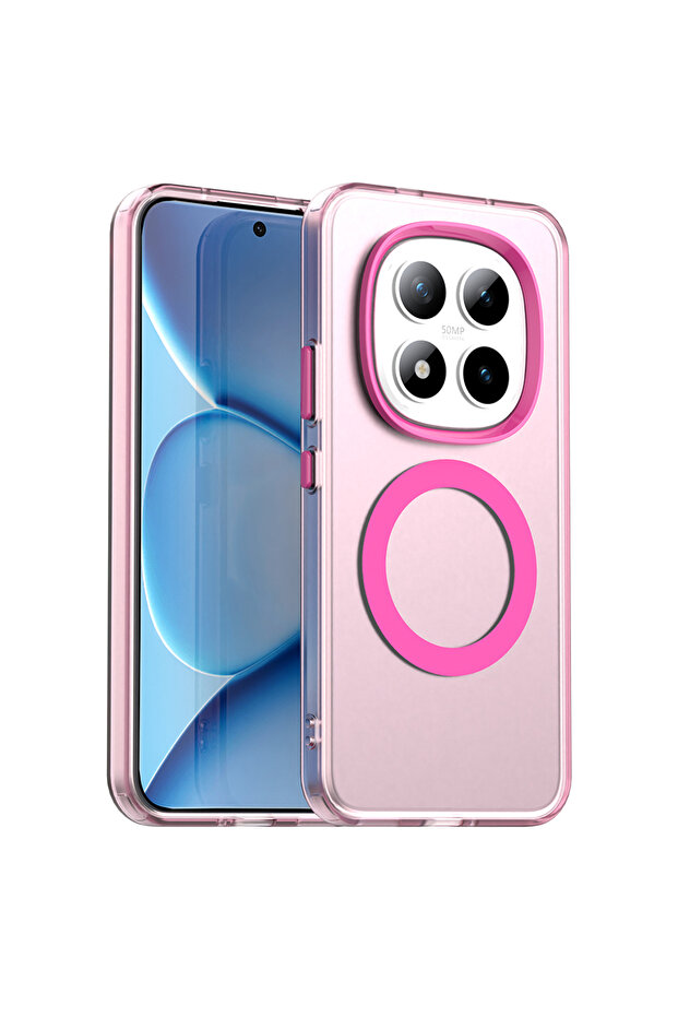 Redmi note 15 5G Red For Redmi Note 15 Pro + Note15 Pro 5G Case For Redmi Note15 5G Cover Translucen