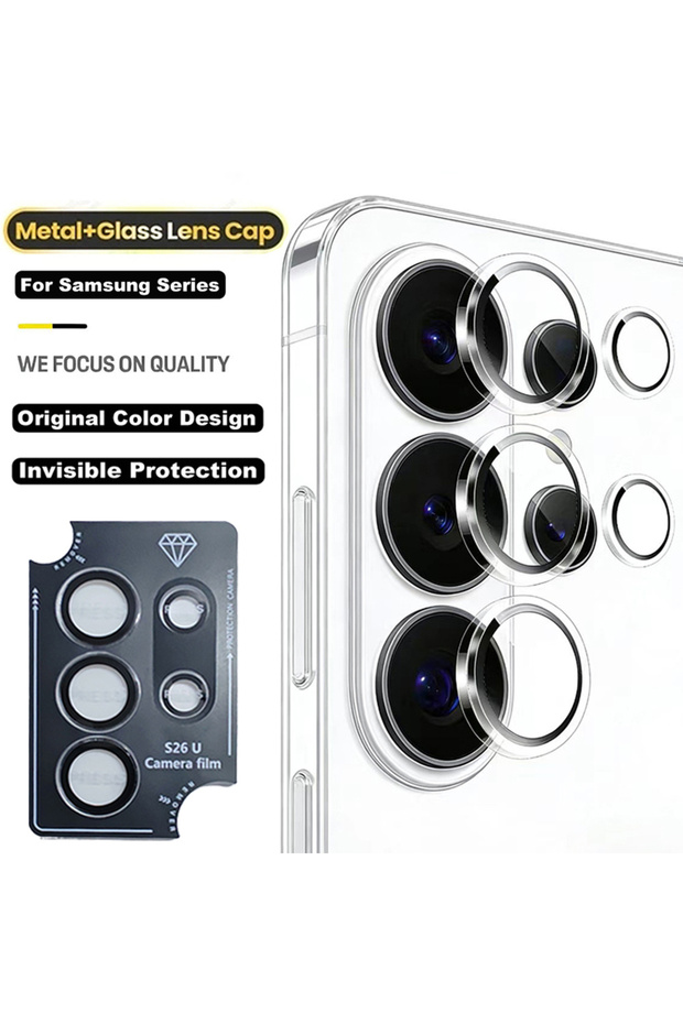Galaxy S26 Ultra Transparent NNBILI 1Set for S26 S25 S24 S23 Ultra S26 Camera Lens Protector, Indi