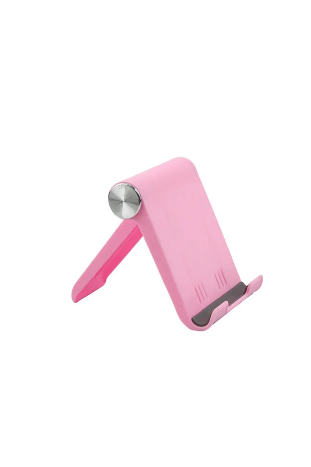 Pink Adjustable Phone Holder Phone Support Portable Foldable Desktop Phone Support Universal Cell P