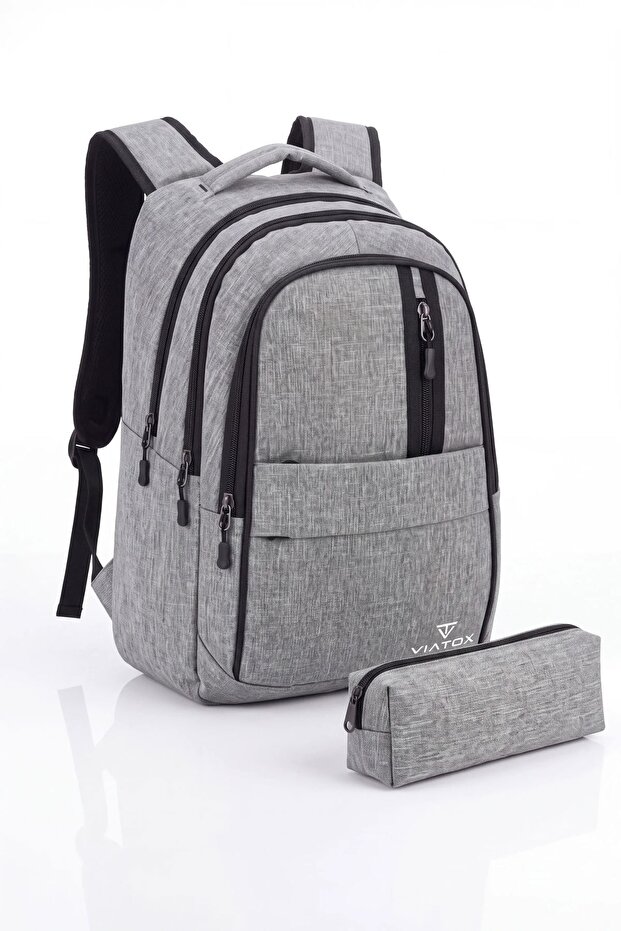 Vt-07 Pencil Holder Bat Multi-Compartment Large Volume Anti-Sweat Orthopedic Back Support High School Middle School School Bag