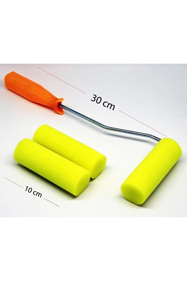 Rich Yellow Sponge Roller Set 10 cm