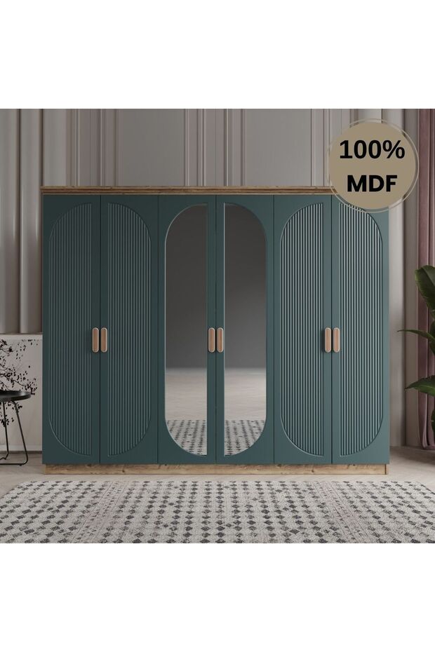 Soho 6 kapak MDF gardırop