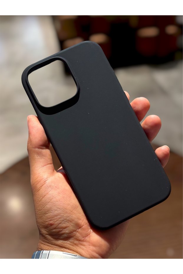 Black Phone Case Compatible with iPhone 14 Promax Premium Matte Silicone Cover Dirt and Stain Resistant Wipeable Surface Camera Protected Stylish and Minimalist Design Daily Use Case
