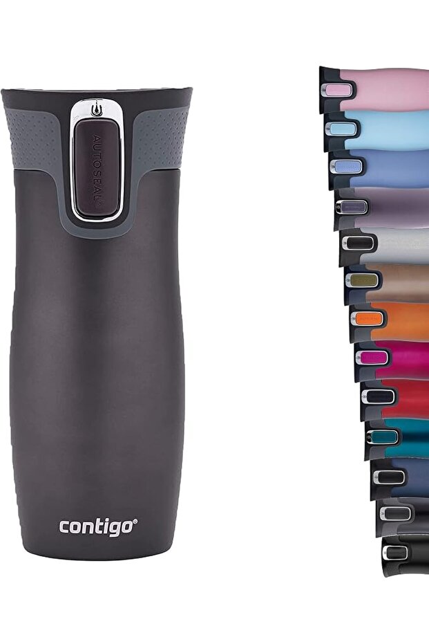Contigo West Loop Thermal Mug, Automatic Seal, Stainless Steel, Thermal Insulated, for Drinking