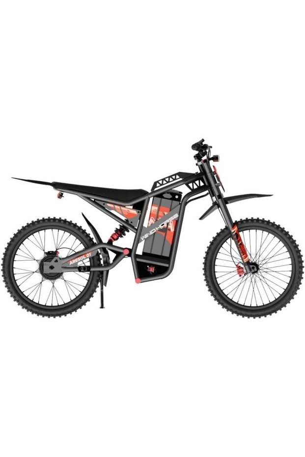 WINDHORSE Y1 Electric Dirt Bike 3000W, 70KM/H Speed, 60V 35Ah Removable Battery, 70KM Range, Carbon Alloy Frame, 19x3 Inches Off-Road Tires, Dual Suspension
