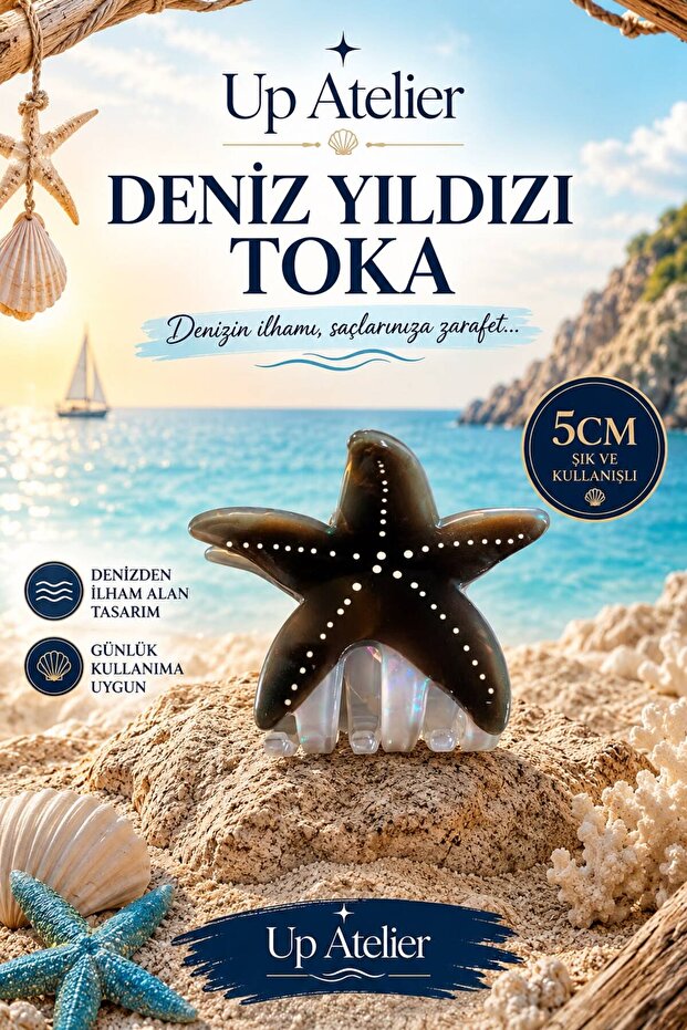 Beach Fashion Starfish Buckle 5cm