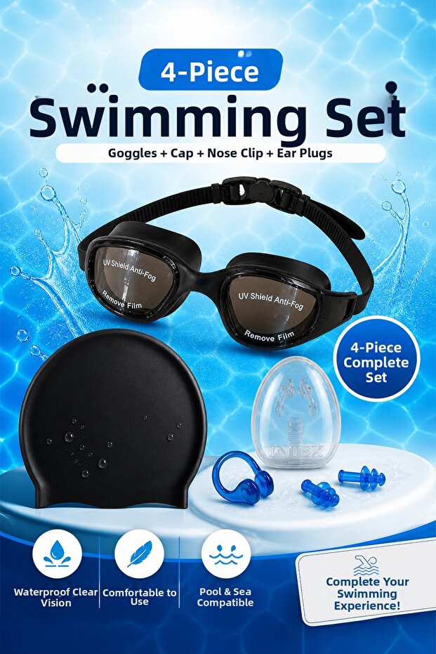4-Piece Sea Pool Adult Swimming Set