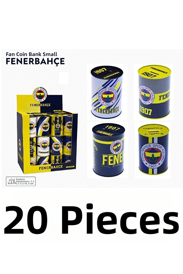 20 Pieces Fan 12 cm Licensed Piggy Bank Mixed Assortment