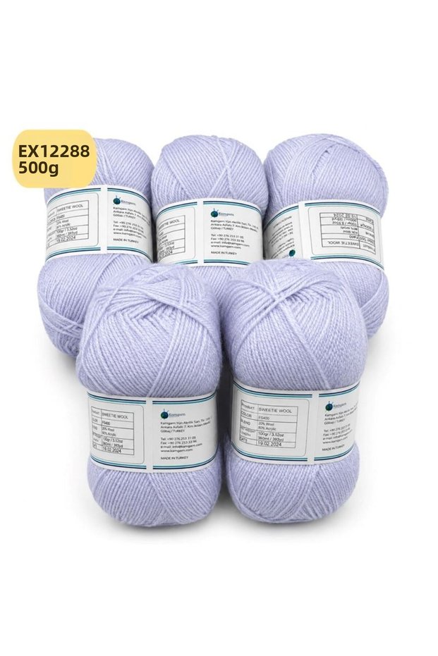 Export Surplus 5 Pack 500 Gr Acrylic Ice Blue Ex12288
