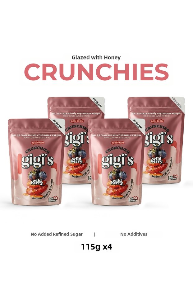 Wild Berry Honey Glazed Crunchie Mix 4-Pack