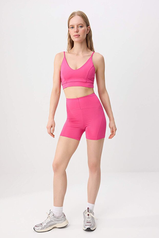 Koyu Pembe Dalgıç/Scuba Tayt Spor Tayt TWOSS21SR0545 - 1