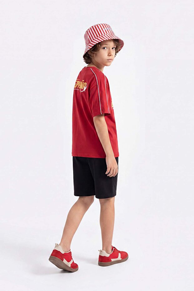 Siyah Düz Örme Şort & Bermuda TKDSS26SR00031 - 4