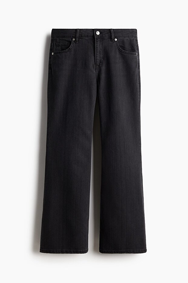 Baggy Flared Low Jeans - 1