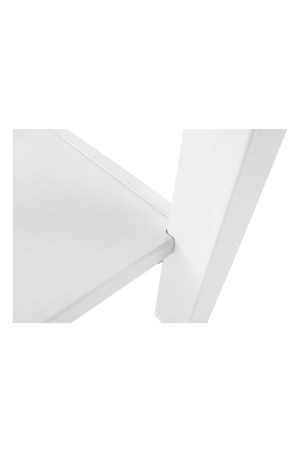 Bedside table, solid wood/white, FOSIL - 6