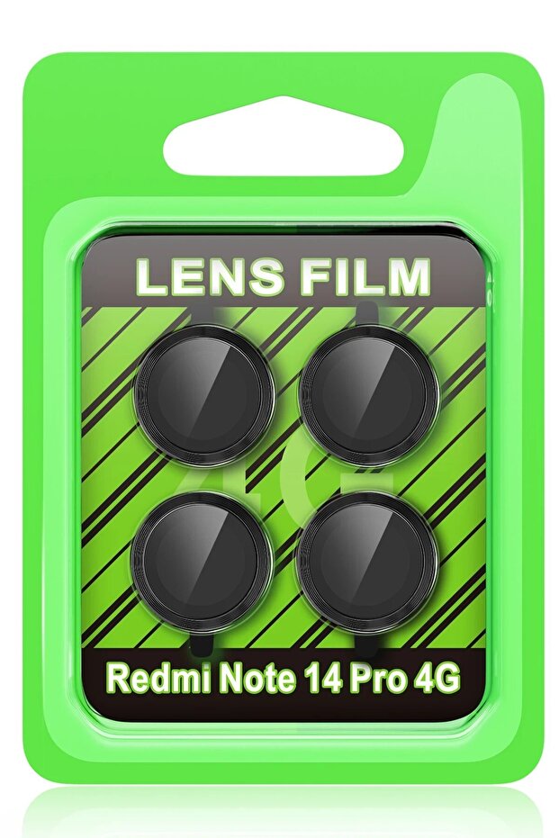 ® Redmi Note 14 Pro 4g Raze Metal Camera Lens - Black