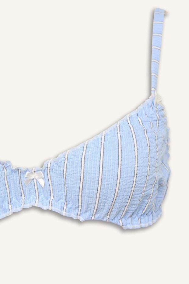 Poplin Capless Padless Underwireless Bra H3798Ax26Sp - 7