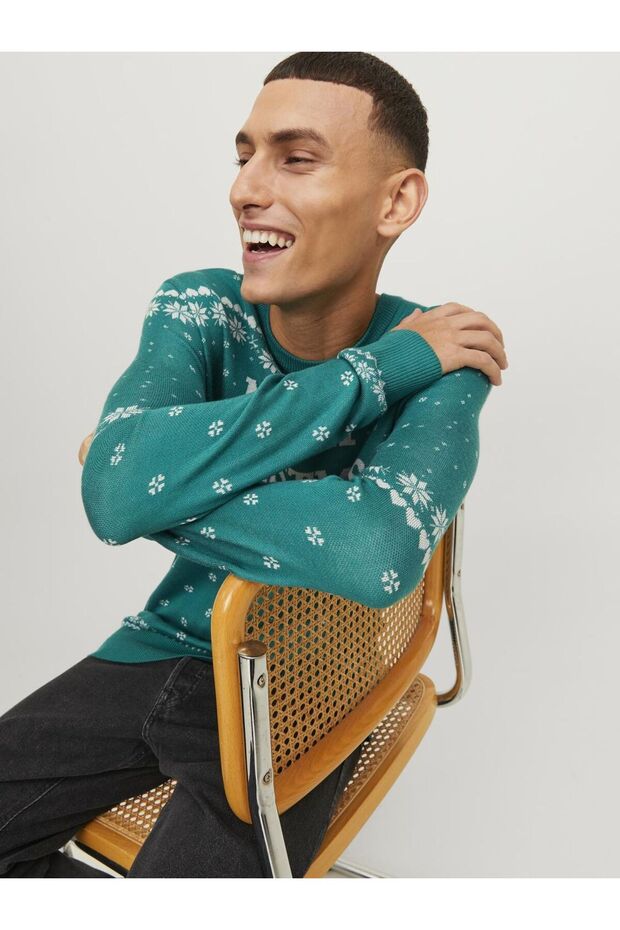Strickpullover Weihnachts-Strickpullover - 7