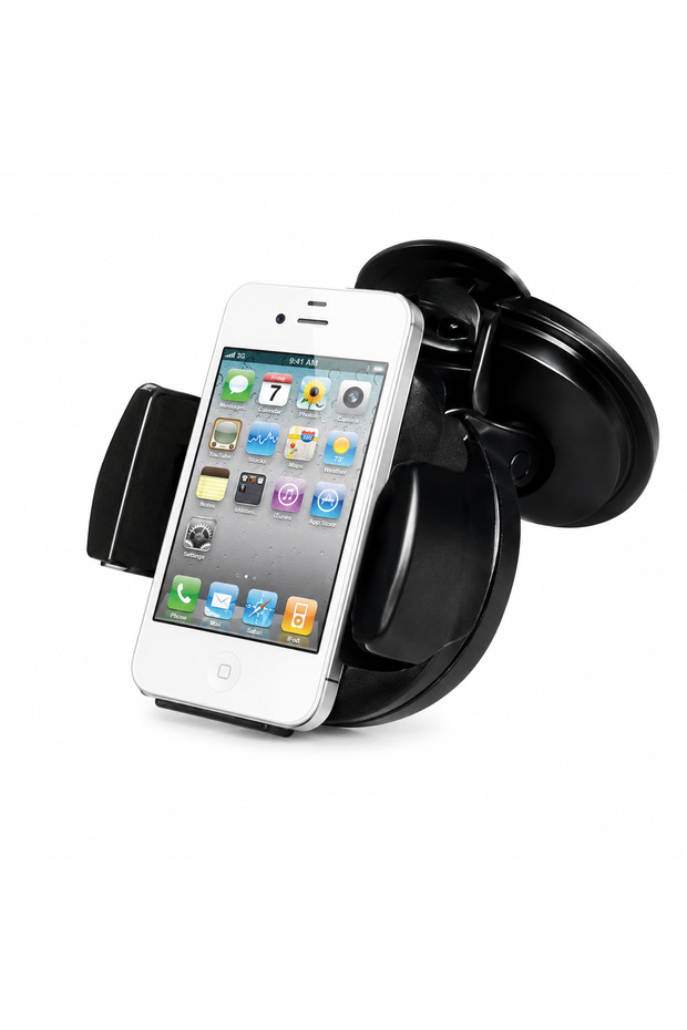 حامل هاتف للسيارة يثبت بالشفط (Universal Car Windshield Mount).