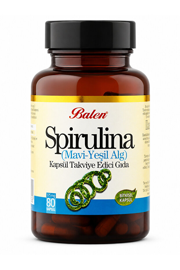 Spirulina (Mavi-Yeşil Alg) Kapsül - 1