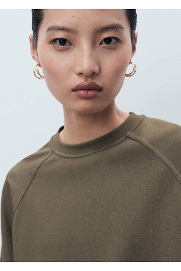 Bisiklet yaka sweatshirt - 6
