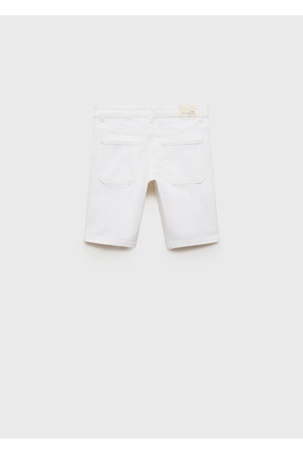 Denim bermuda şort - 2