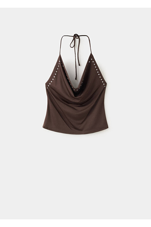 Studded halter top - 3