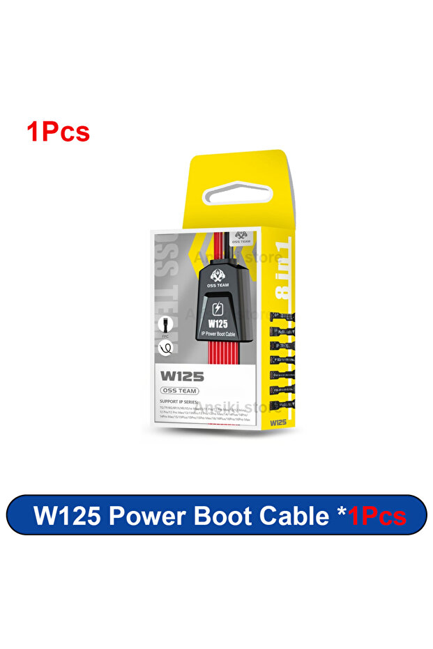 W125 x1Pcs OSS W125 Power Boot Cable Suitable 5A Current for iPhone7-17Series Motherboard Repair Pow