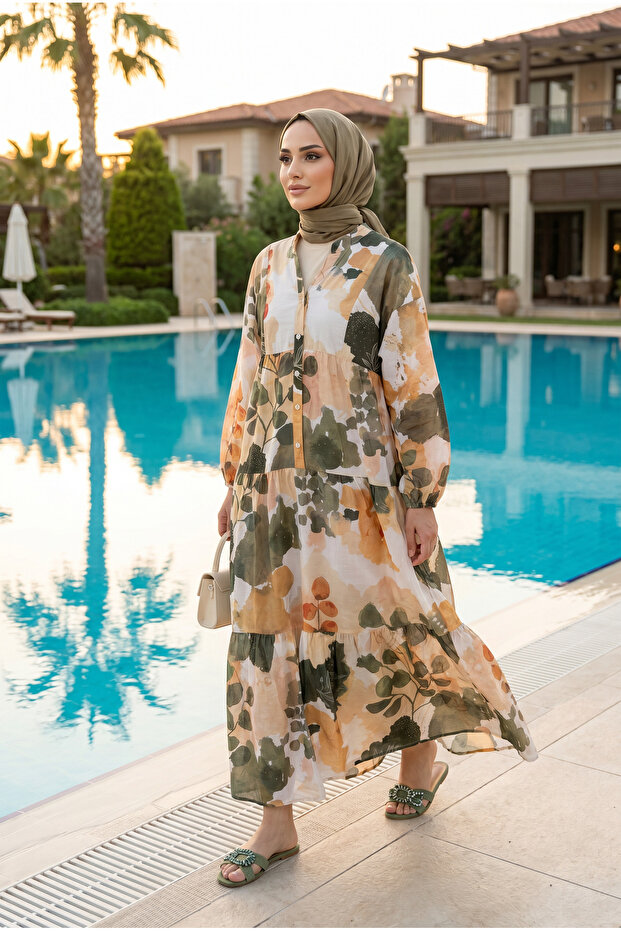 Women's Modal Fabric Drapey Long Dress