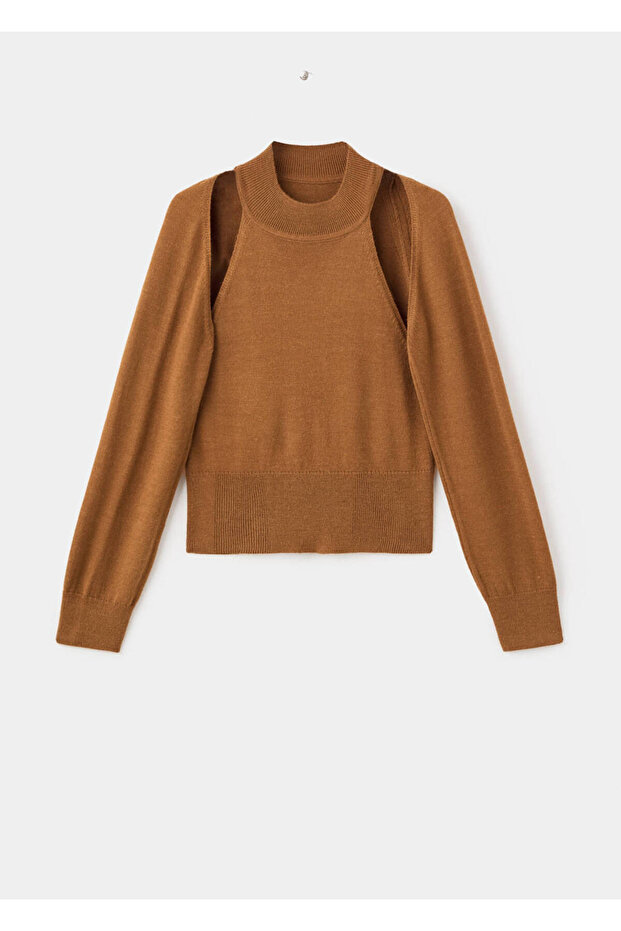 Strickjackenartiger Pullover - 3