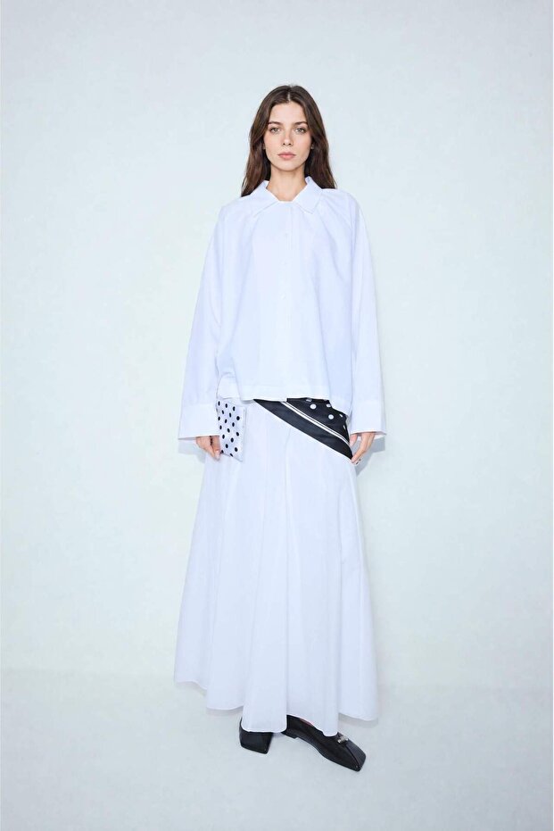 A-Line Voile Maxi Skirt F4560Ax26Sm