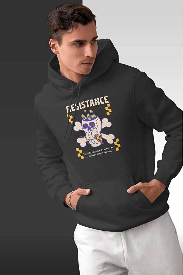 Resistance Oversize Hooded Unisex Sweatshirt