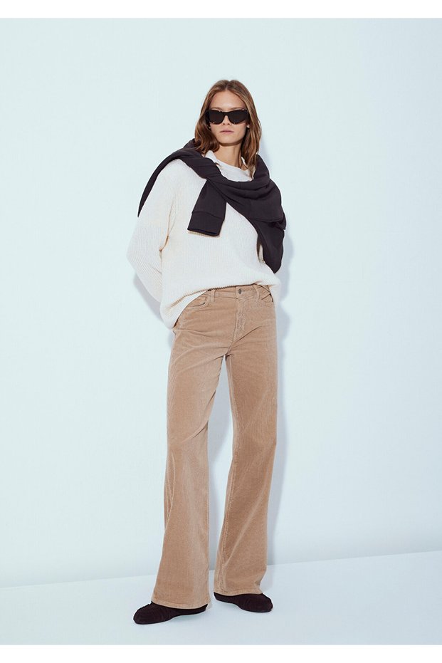 Malibu Brown Velvet Trousers 1010152 -88345