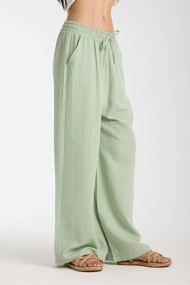 Women's Muslin Summer Palazzo Pants