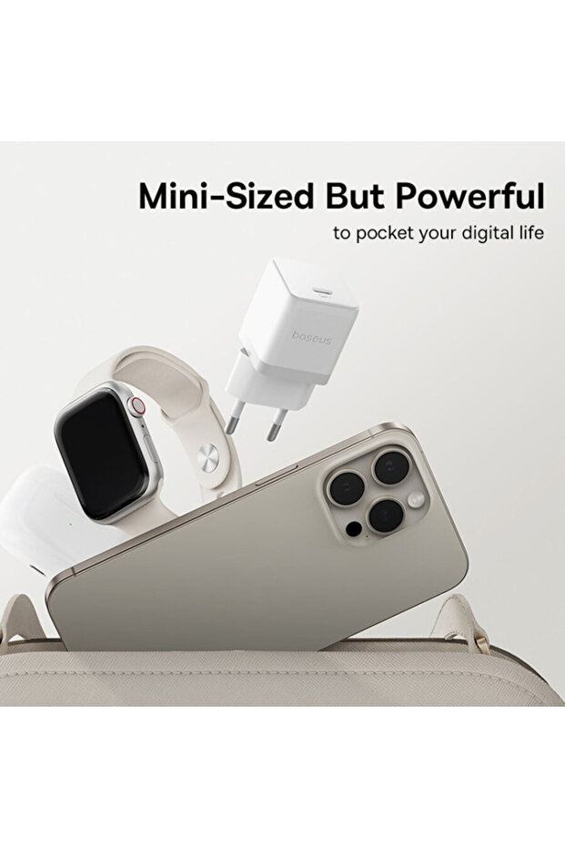 1 x USB-C, 30 W, Alb - 6