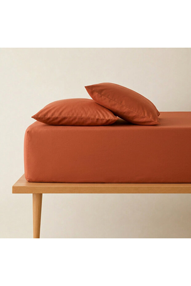 100% Organic Cotton Soft Fabric Elastic Bed Sheet+Pillowcase Corner Depth 28-30 cm**NEW SEASON**