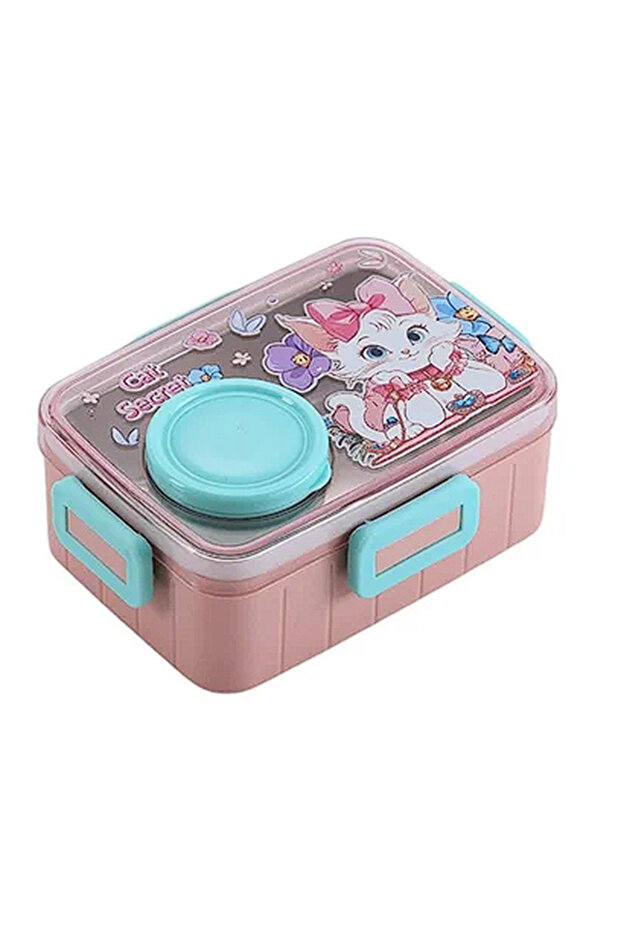 Stainless Steel Lunchbox Cat