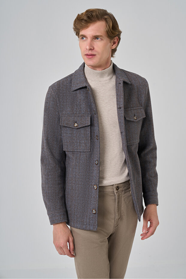 Ανδρικό πουκάμισο ΚΑΦΕ Worker Jacket - 1