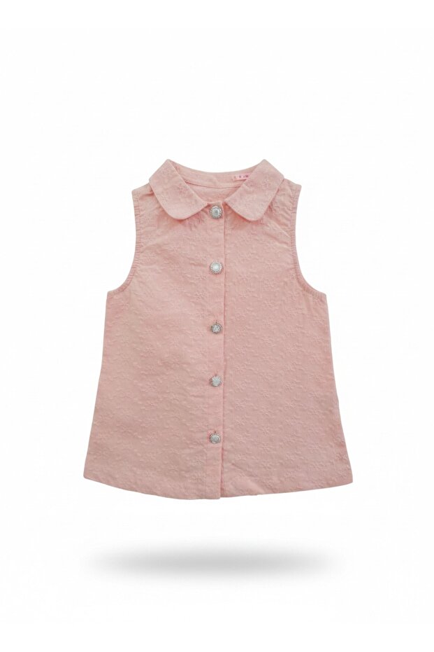 Girl's Buttoned Dress