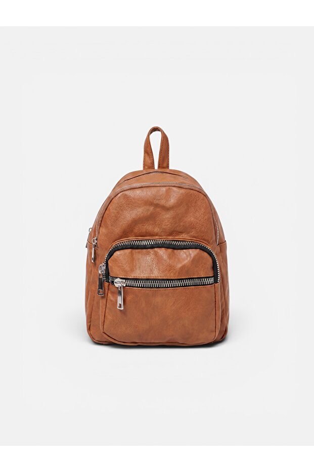 Rucsac Sofia din piele cu 4 compartimente - 1