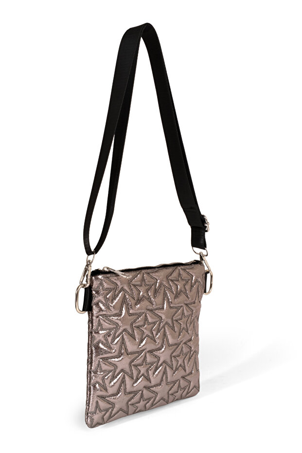 Star Pattern Crossbody Bag Platinum - 2