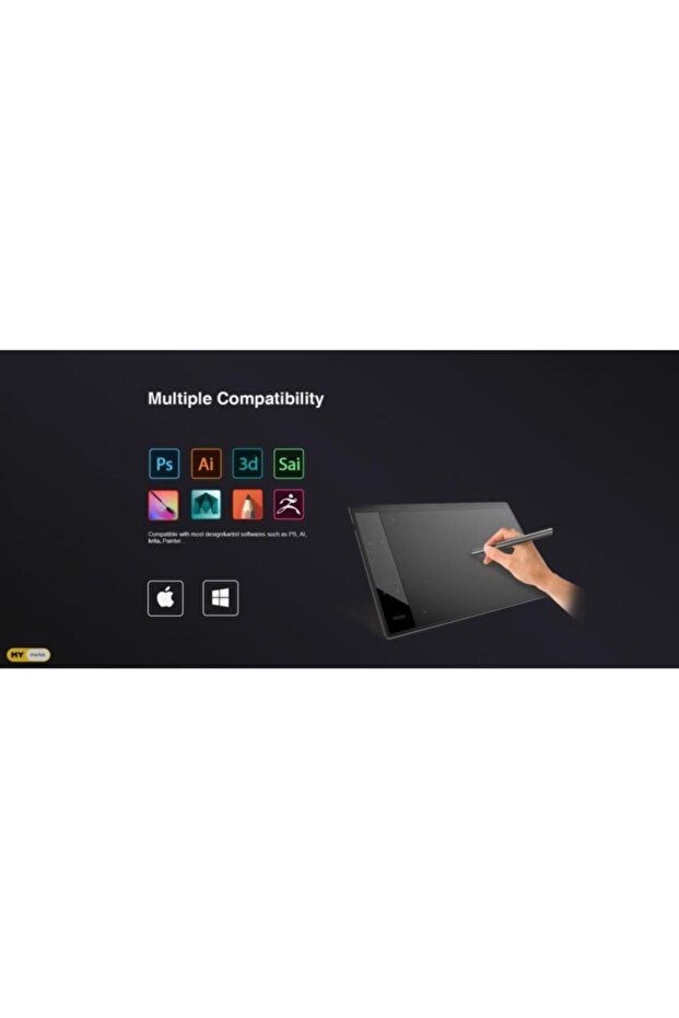 A30 V3 10x6" 16384 Yüksek Basınçlı Profesyonel 5080 LPI Grafik Tablet + Kalem - 7