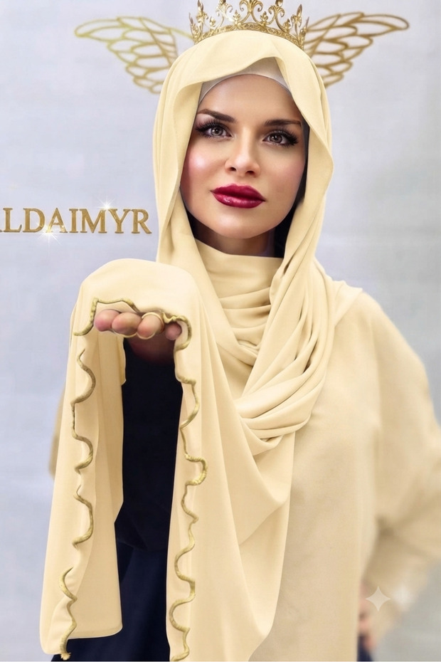 شال ساندي مع حبل للربط