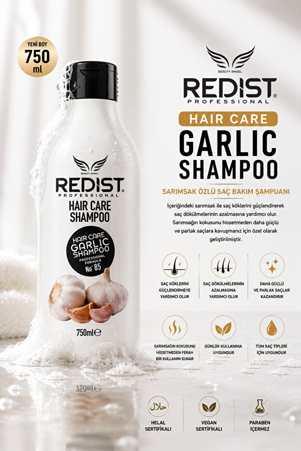 Garlic Shampoo | Nourishing Hair Care Shampoo with Garlic Extract 750 ml