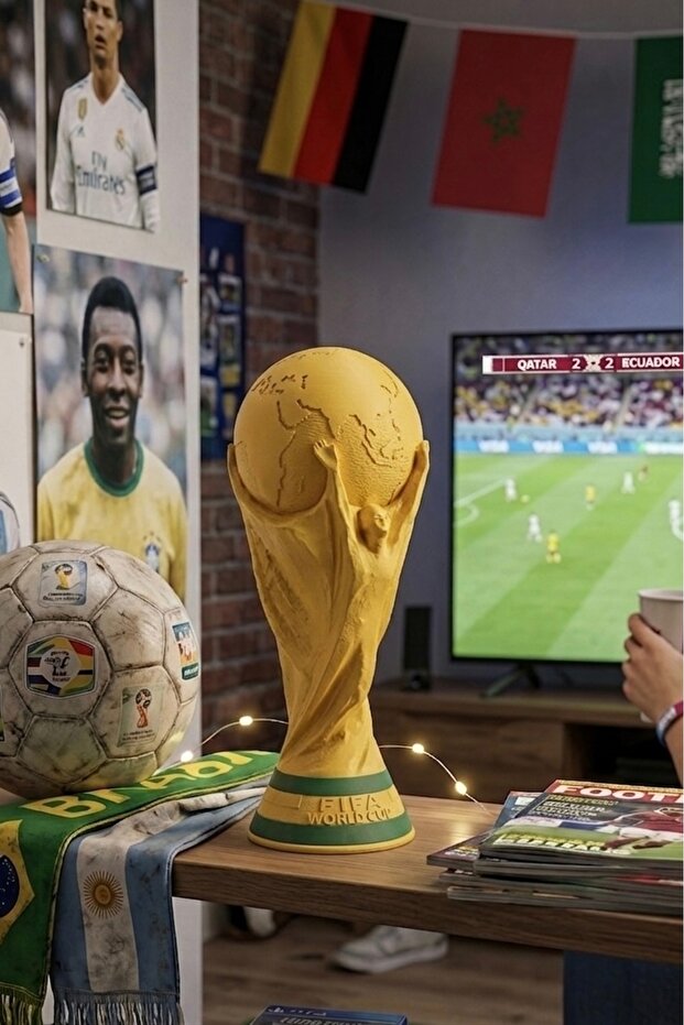 نموذج عرض كأس العالم الذهبي للزينة والديكور