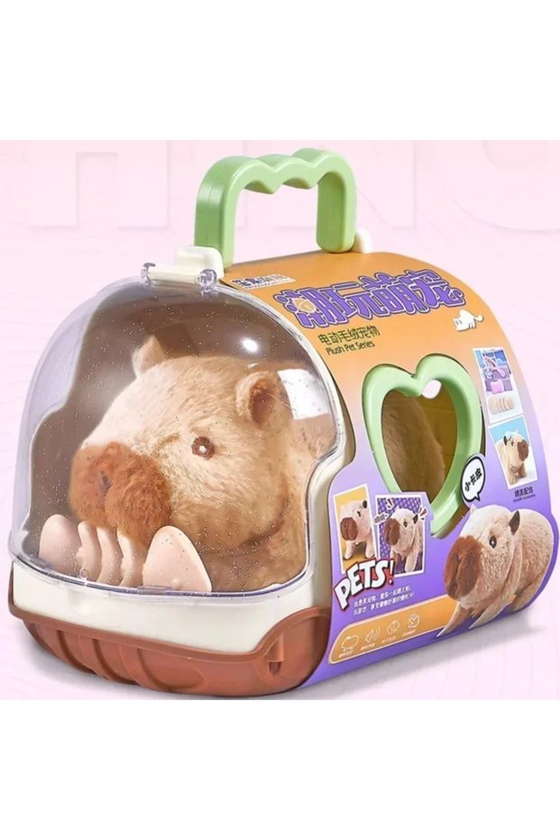 Brown Electric Walking Doll Toy With Sound Children's Electric Plush Dolls Toy Animal Plush Figure